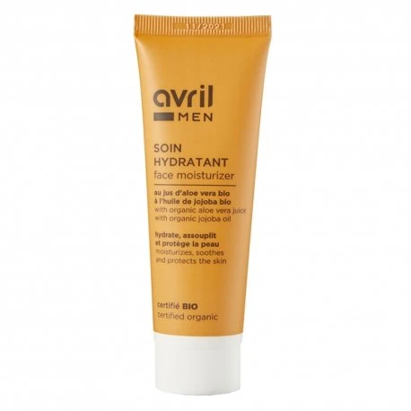 Avril Men Soin Hydratant Bio 50ml -Aura Cosmetics Boutique avril men soin hydratant bio 50ml