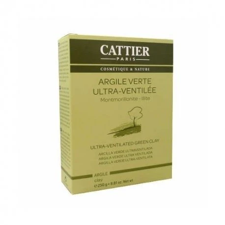 Cattier Argile Verte Ultra Ventilée 250g 3 Cattier Argile Verte Ultra Ventilée 250g