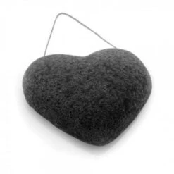 DBS Eponge Konjac Cœur Charbon Bambou - Peaux Grasses Et Acnéiques