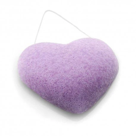 DBS Eponge Konjac Coeur Violette - Peaux Irritées Et Sensibles 3 DBS Eponge Konjac Coeur Violette - Peaux Irritées Et Sensibles