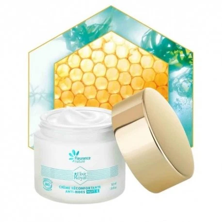 Fleurance Nature Elixir Royal Crème Réconfortante Anti-Rides Nuit Bio 50ml 3 Fleurance Nature Elixir Royal Crème Réconfortante Anti-Rides Nuit Bio 50ml