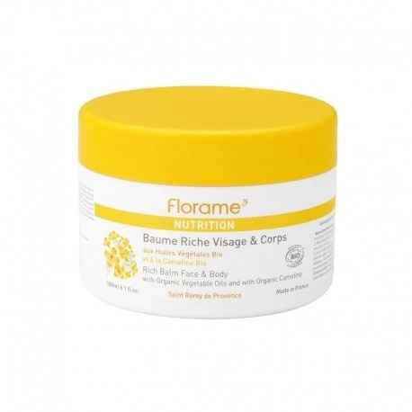 Florame Nutrition Baume Riche Visage & Corps Bio 180ml 3 Florame Nutrition Baume Riche Visage & Corps Bio 180ml