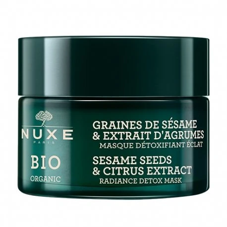 Nuxe Bio Organic Graines De Sésame & Extrait D'Agrumes Masque Détoxifiant Eclat 50ml 3 Nuxe Bio Organic Graines De Sésame & Extrait D'Agrumes Masque Détoxifiant Eclat 50ml