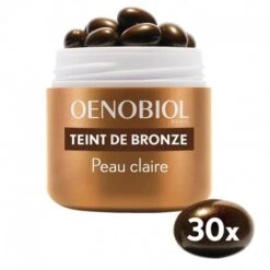 Oenobiol Teint De Bronze / Autobronzant Peau Claire 30 Capsules -Aura Cosmetics Boutique oenobiol teint de bronze autobronzant peau claire 30 capsules 5