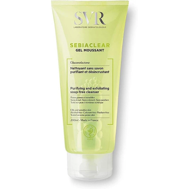 SVR Sebiaclear Gel Moussant Nettoyant 200ml 3 SVR Sebiaclear Gel Moussant Nettoyant 200ml