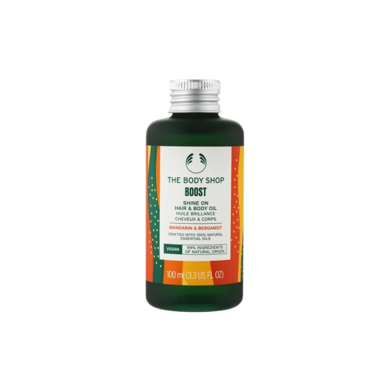 The Body Shop Huile Brillance Cheveux & Corps Mandarine-Bergamote 100ml 3 The Body Shop Huile Brillance Cheveux & Corps Mandarine-Bergamote 100ml